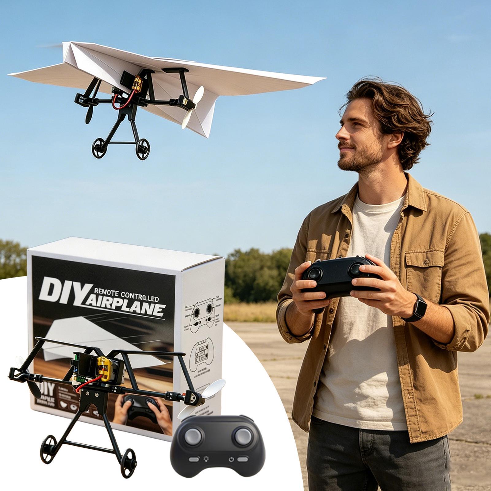 Outdoor Power Usa - RC Paper Airplane Kit Remote Control
