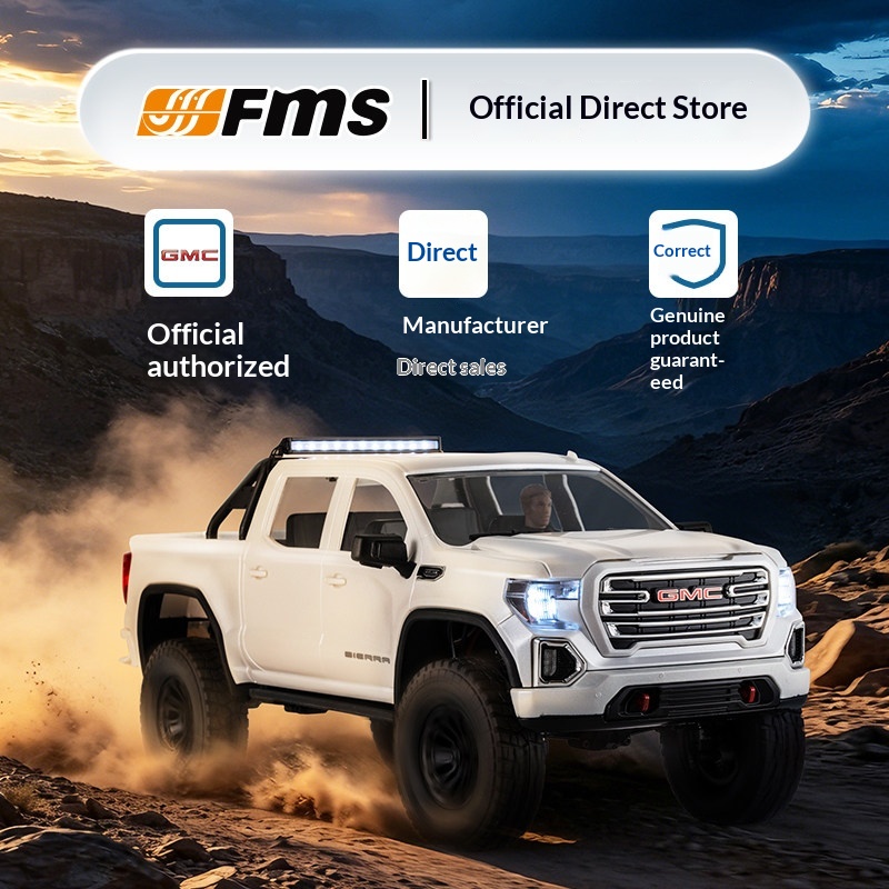 Outdoor Power Meter Bike - Fms 1:18 Sierra Remote Control Brushless