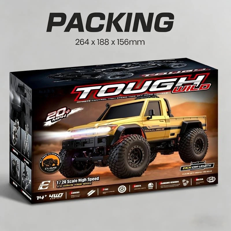 Full Proportional 1/20 4X4 RC  - đánh giá và giá Outdoor Power Meter Bike