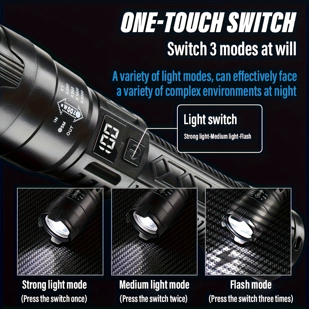 High Strong Power Led Flashlig - đánh giá và giá Outdoor Power Usb