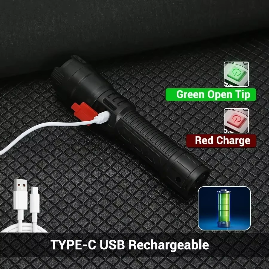 High Strong Power Led Flashlig - đánh giá và giá Outdoor Power Usb