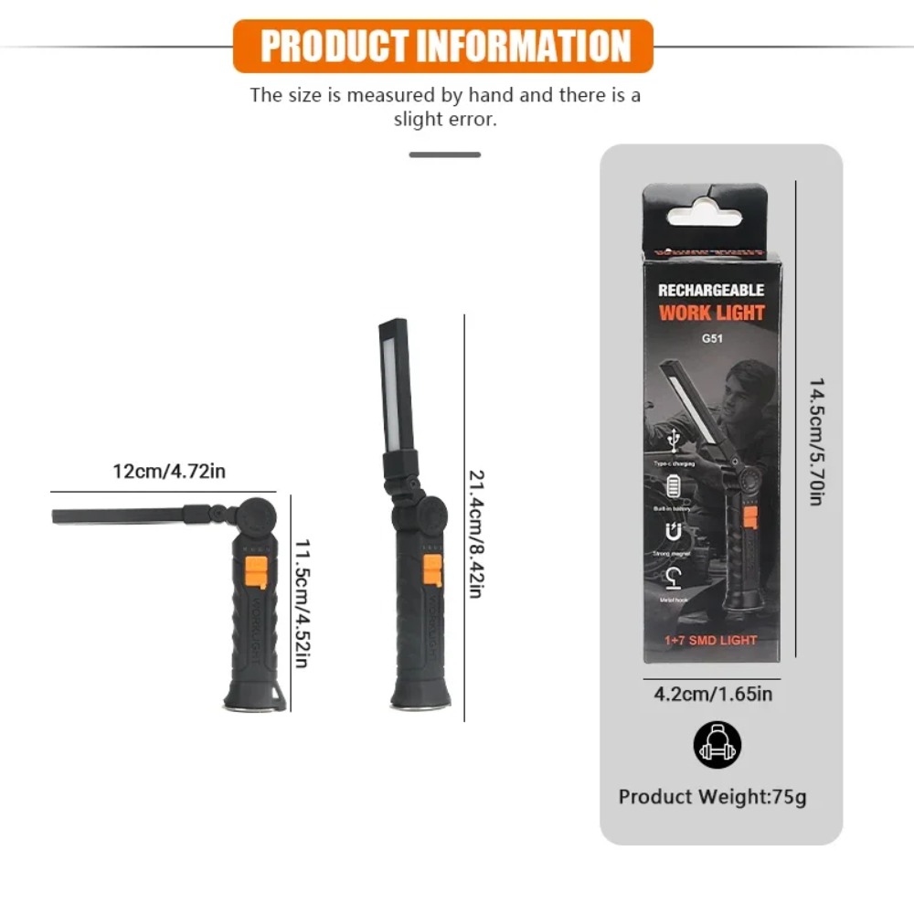 Portable COB LED Flashlight US - đánh giá và giá Outdoor Power Usb