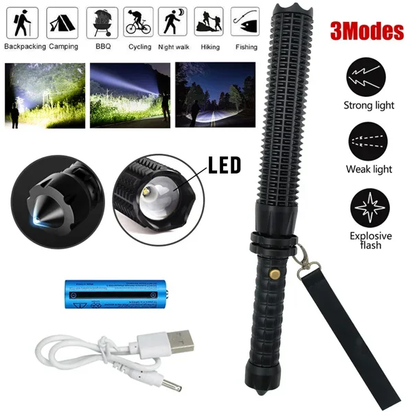 USB Rechargeable LED Flashligh - đánh giá và giá Outdoor Power Usb
