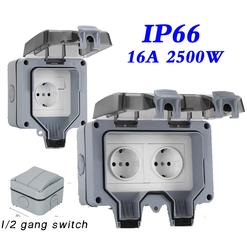 EU KR Outdoor Wall Waterproof  - đánh giá và giá Outdoor Power Usa