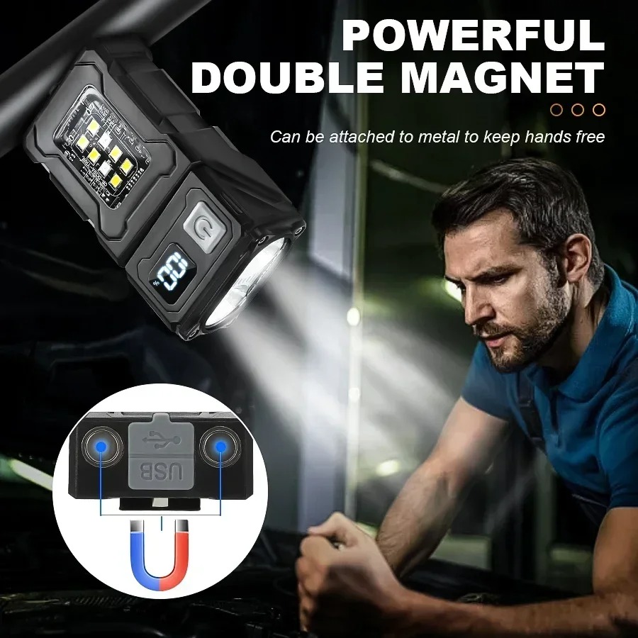 Mini USB Recharge LED Flashlig - đánh giá và giá Outdoor Power Usb