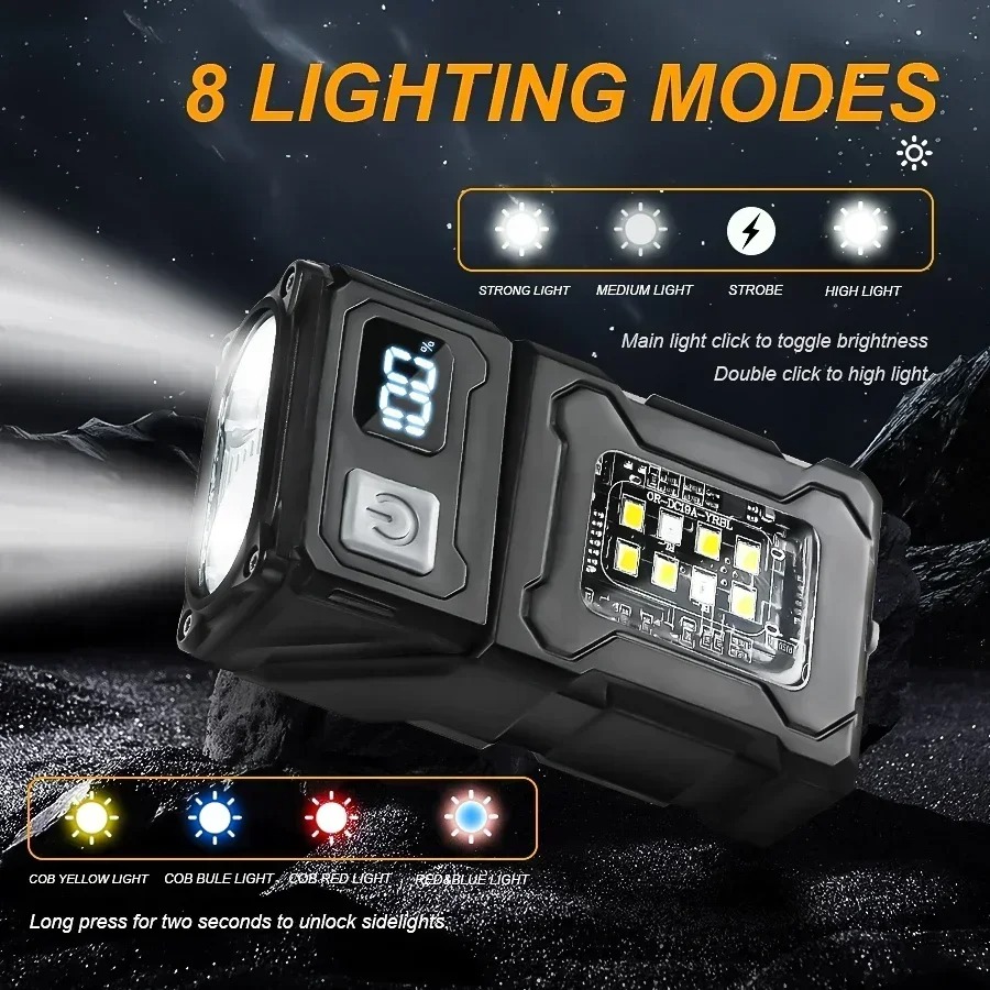 Mini USB Recharge LED Flashlig - đánh giá và giá Outdoor Power Usb