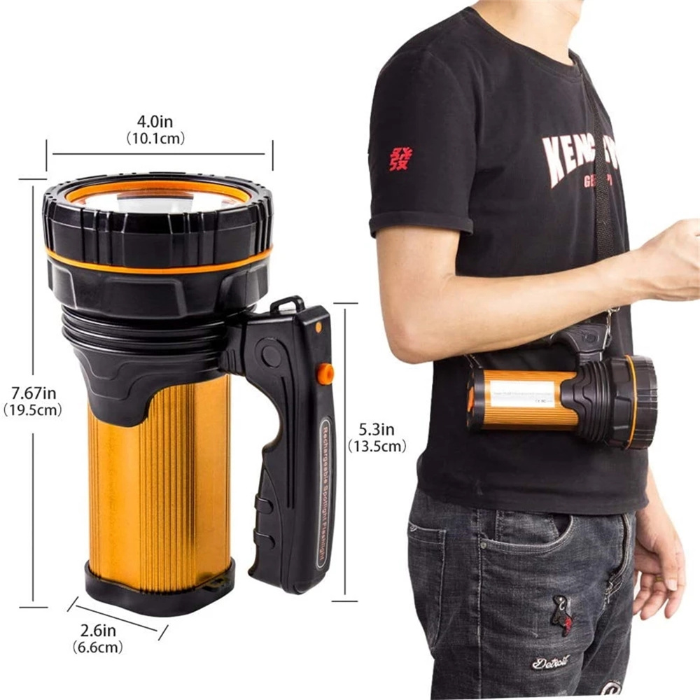 150W Mạnh Mẽ Đèn Pin 50000 Lum - đánh giá và giá Outdoor Power Meter Bike