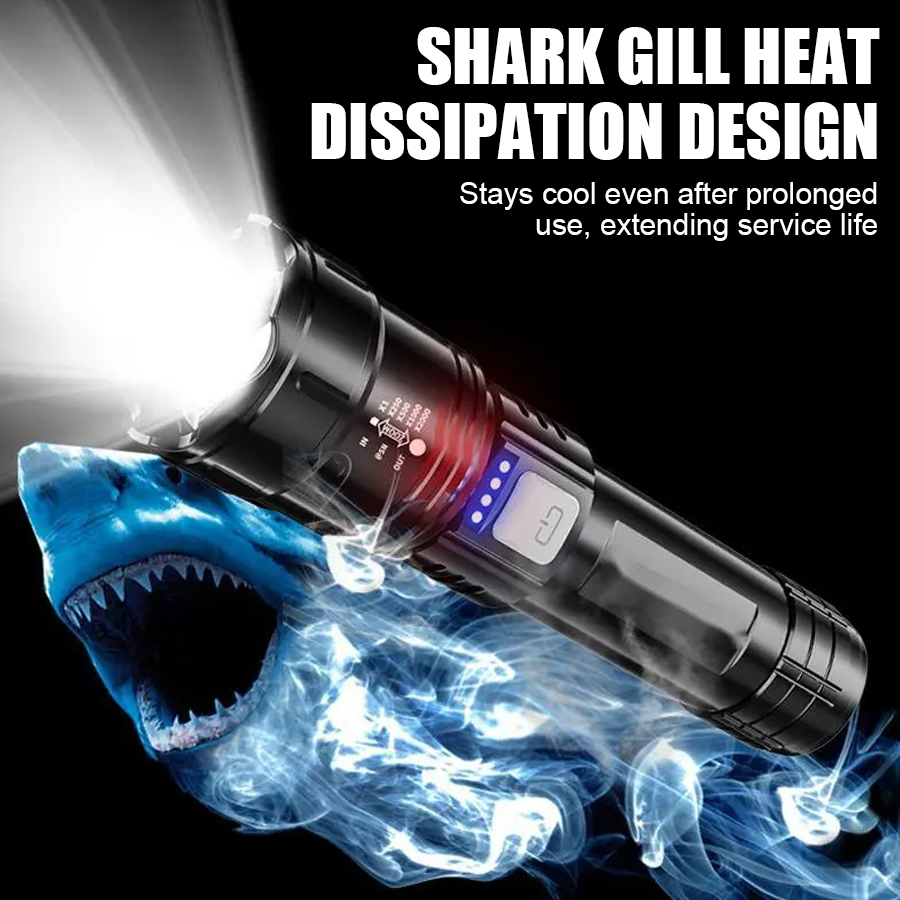 High Power P50 LED Flashlight  - đánh giá và giá Outdoor Power Usb