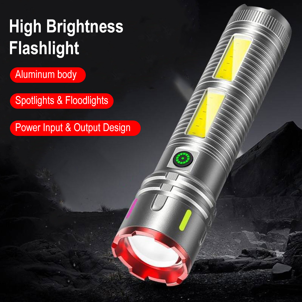 BORUiT Zoomable LED Flashlight - đánh giá và giá Outdoor Power Meter Bike