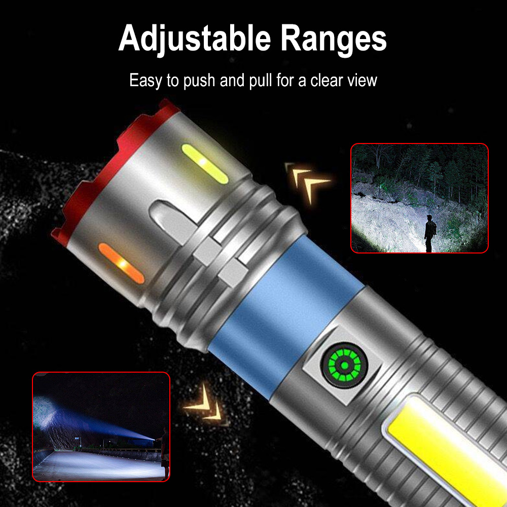 BORUiT Zoomable LED Flashlight - đánh giá và giá Outdoor Power Meter Bike