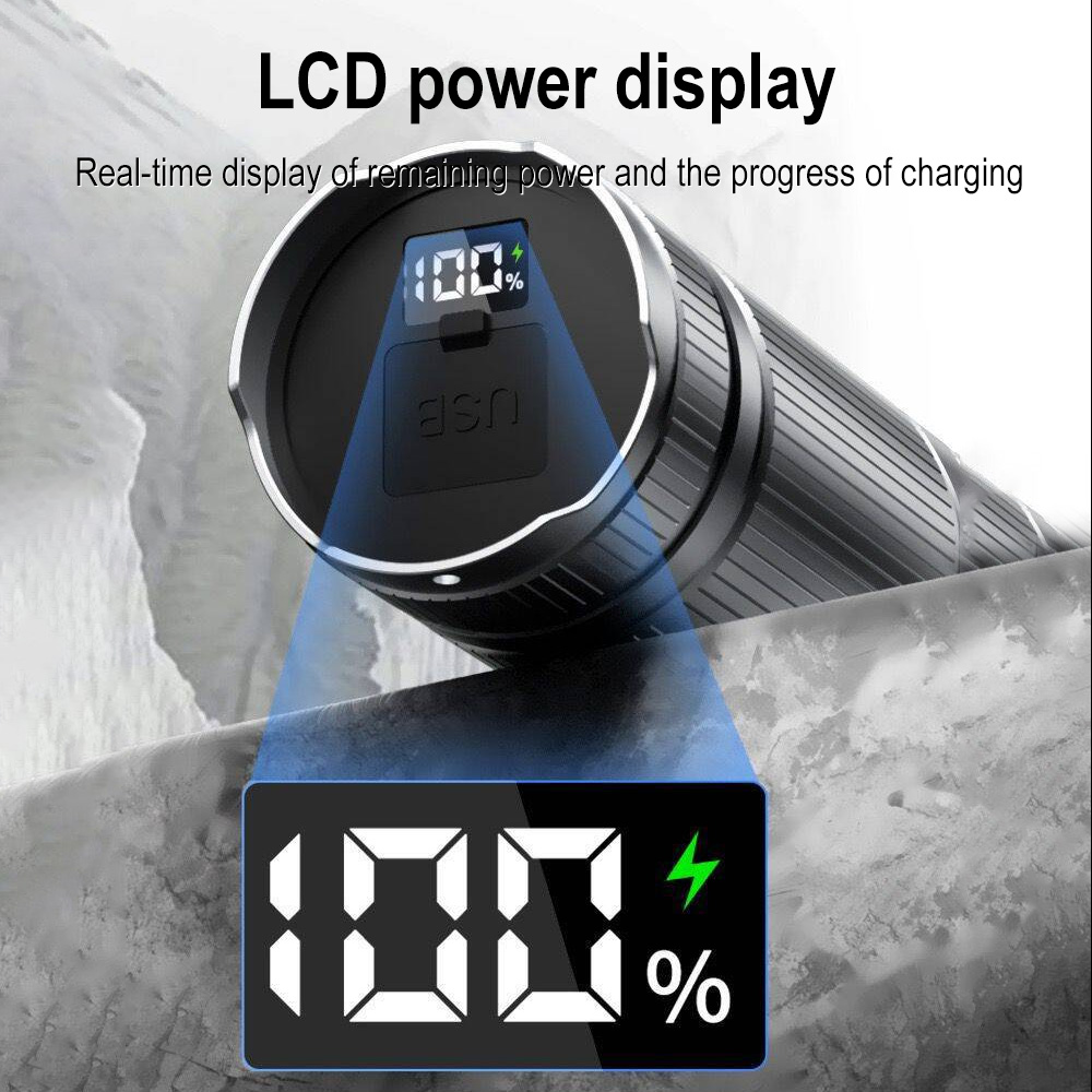 BORUiT Zoomable LED Flashlight - đánh giá và giá Outdoor Power Meter Bike