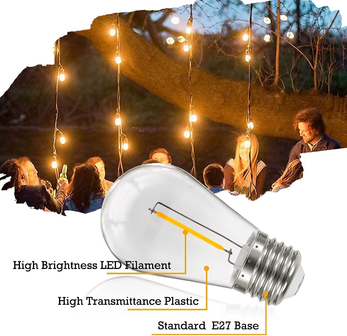 10 Gói S14 Mờ Dây Tóc Bóng Đèn - đánh giá và giá Outdoor Power Lead Cover