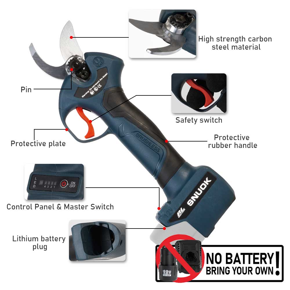 SNUOK 12V Brushless Electric P - đánh giá và giá Outdoor Power Usa