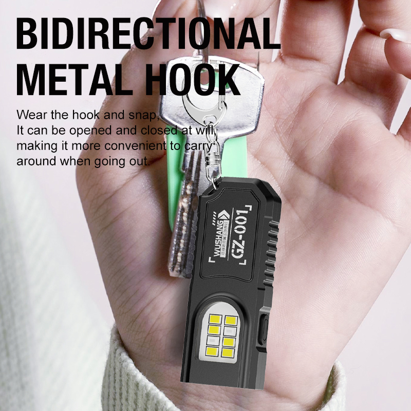 Portable Keychain LED COB Flas - đánh giá và giá Outdoor Power Usb