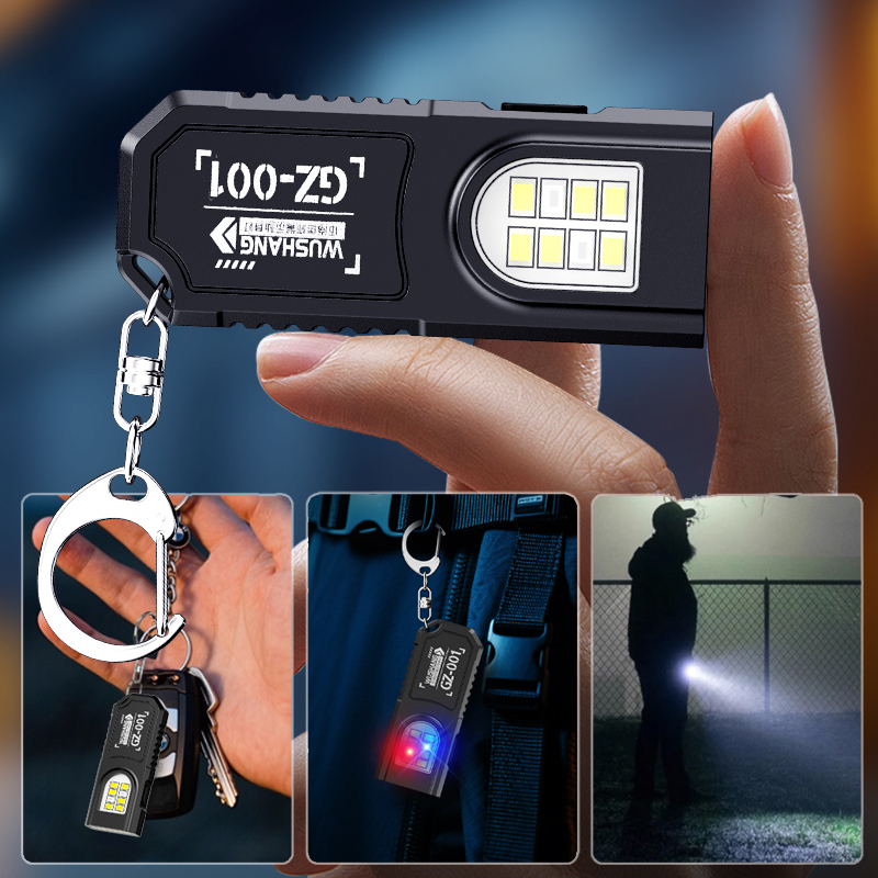 Portable Keychain LED COB Flas - đánh giá và giá Outdoor Power Usb
