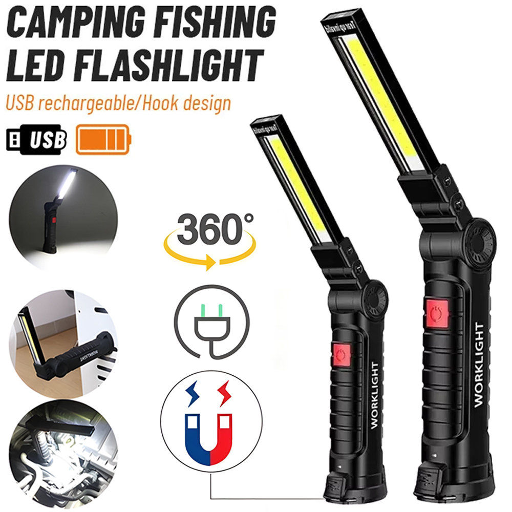 LED COB Flashlight USB Recharg - đánh giá và giá Outdoor Power Usb