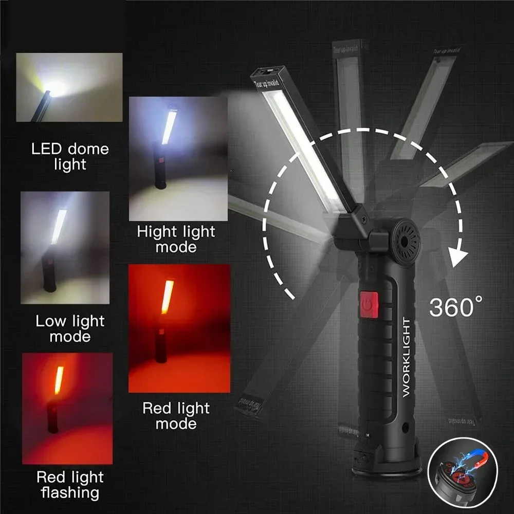 LED COB Flashlight USB Recharg - đánh giá và giá Outdoor Power Usb