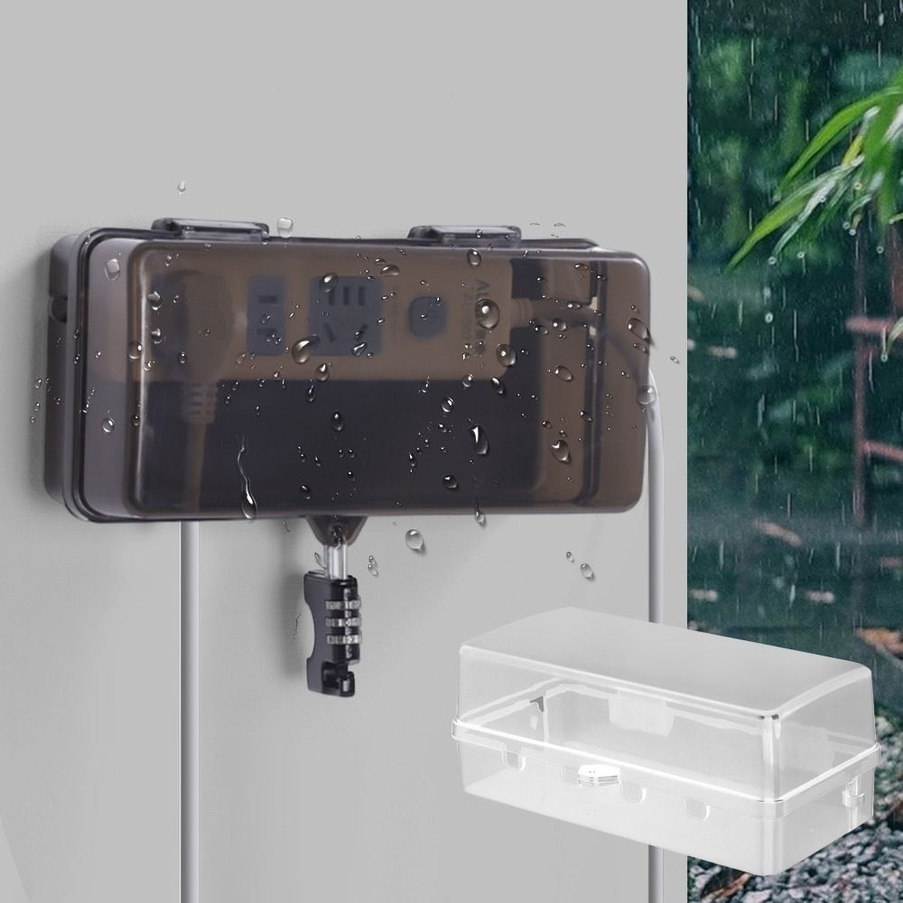 Durable Plastic Plug Box Water - đánh giá và giá Outdoor Power Lead Cover