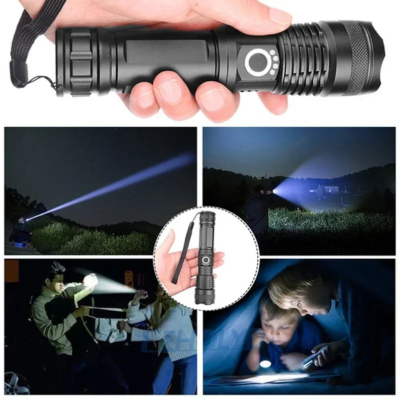 High Power XHP70 Led Flashligh - đánh giá và giá Outdoor Power Usb