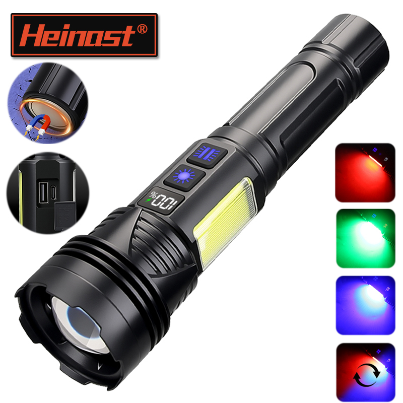 Powerful LED Handheld Flashlig - đánh giá và giá Outdoor Power Usb