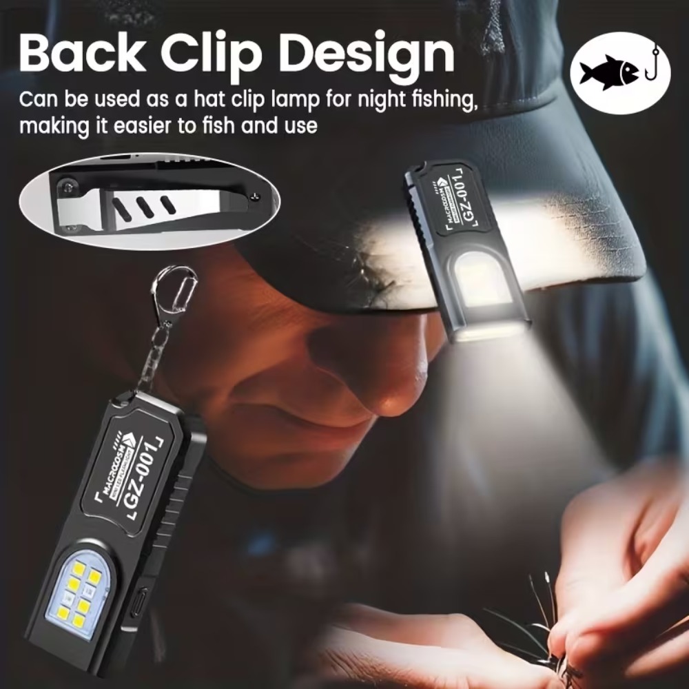 Mini COB LED Keychain Flashlig - đánh giá và giá Outdoor Power Usb